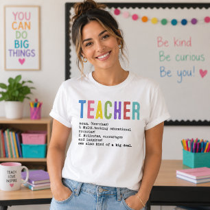 Lustige Definition für Lehrer Multitasking Rocksta T-Shirt