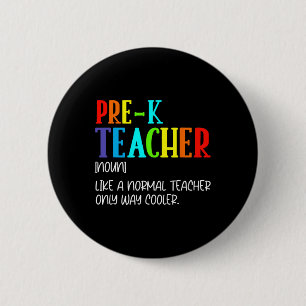 Lustige Definition Für Pre-K-Lehrer Zurück Zur Sch Button