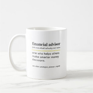 Lustige Definition Geschenk für Finanzberater Kaffeetasse