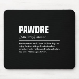 Lustige Definition Hund Papa Süß für Papa Haustier Mousepad