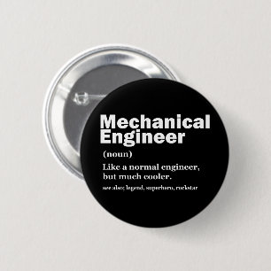 Lustige Definition Mechanikingenieur Ingenieurwese Button