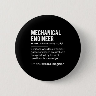 Lustige Definition Mechanischer Ingenieur Ingenieu Button