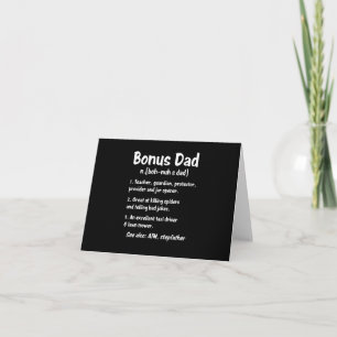 Lustige Definition über Bonus-Papa Karte