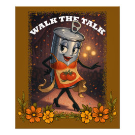 lustige Dekoration Fotodruck