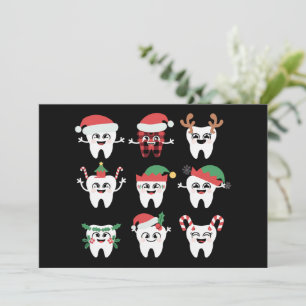 Lustige Dental-Weihnachtszähne Cute Xmas Zahnarzt Feiertagskarte