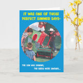 Lustige der Vatertags-Karten Karte (Gelbe Blume)