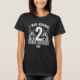 Lustige Deutsche Schäferhund-Zitate Mama Papa Hund T-Shirt