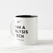 Lustige DialyseTechnologie-Krankenschwester Zweifarbige Tasse (Vorderseite Links)