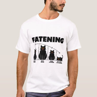 Lustige Dicke Katze Waage Meme Heckin Chonker Kuns T-Shirt