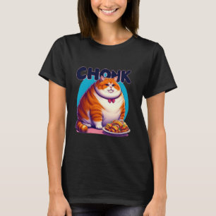 Lustige dicke Katzen Meme, Chonk Katze Katzenliebh T-Shirt