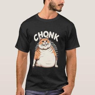 Lustige dicke Katzen Meme, Chonk Katze Katzenliebh T-Shirt