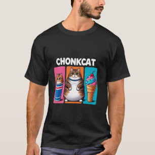 Lustige dicke Katzen Meme, Chonk Katze Katzenliebh T-Shirt