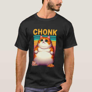Lustige dicke Katzen Meme, Chonk Katze Katzenliebh T-Shirt