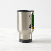 Lustige Dillgurke ist Schläuche Reisebecher (Mittel)