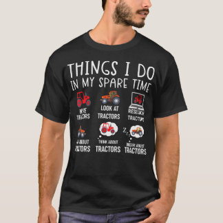 Lustige Dinge, die ich in meiner Freizeit als Trak T-Shirt