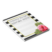 Lustige Dinge vor dem Wein Notizblock (angewinkelt)