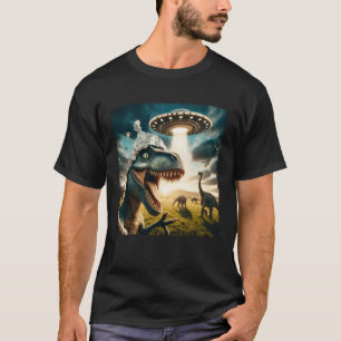 Lustige Dinosaurier-Entführung durch UFO-Selfie Hi T-Shirt