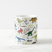 lustige Dinosaurier-Grafik Kaffeetasse (Mittel)