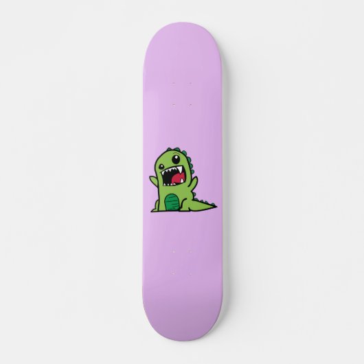 Lustige Dinosaurier-Skateboards Skateboard (Vorne)