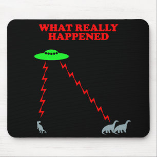 Lustige Dinosaurierlöschung Mousepad