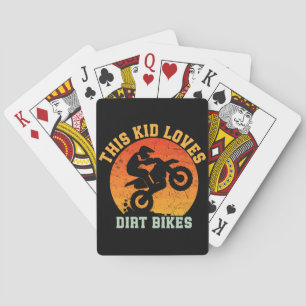 Lustige Dirt Bikes für Kinder Spielkarten