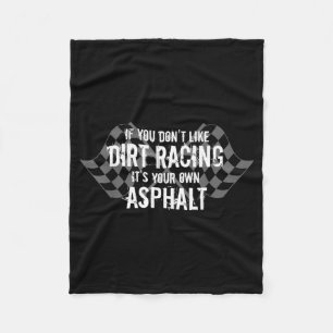 Lustige Dirt Track Racing Zitate Wenn Sie D nicht  Fleecedecke