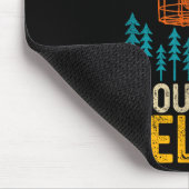 Lustige Disc Golf Bekleidung Co. Disc Golf Bäume i Mousepad (Ecke)