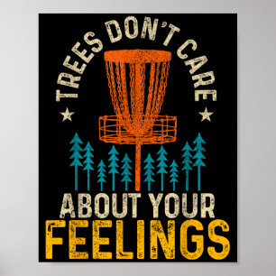 Lustige Disc Golf Bekleidung Co. Disc Golf Bäume i Poster