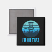 Lustige Disc-Golf-Geschenke - Frisbee Golf Disc Go Magnet (Vorderseite/Rückseite)