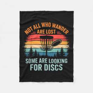 Lustige Disc-Golf-Kunst für Männer Frauen Disc-Gol Fleecedecke