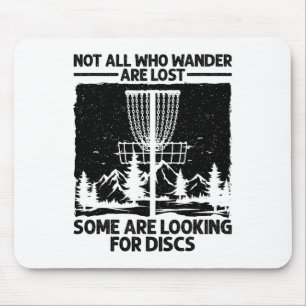 Lustige Disc-Golf-Kunst für Männer Frauen Disc-Gol Mousepad