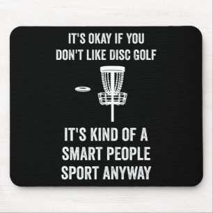 Lustige Disc Golf Männer Frau Kinder Mousepad