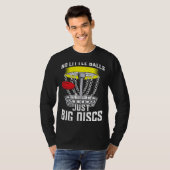 Lustige Disc-Golf-Outfit T-Shirt (Vorne ganz)