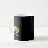 Lustige Disc Golf T Rex Kinder  Kaffeetasse (Vorderseite Links)