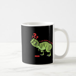 Lustige Disc Golf T Rex Kinder  Kaffeetasse