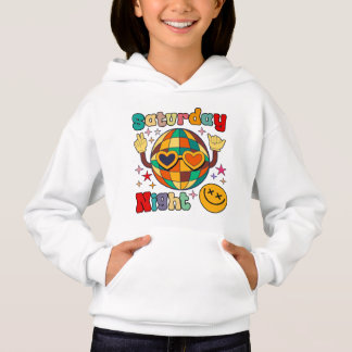 Lustige Disco-Grafik für Samstag Abend Hoodie