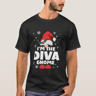 Lustige Diva Gnom Familie Passende Gruppe Frohe Ch T-Shirt