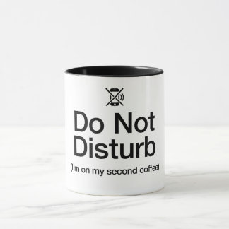 Lustige Do Not Disturb Kaffeetasse-WFH Sarkastisch Tasse