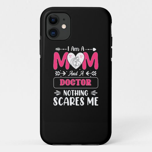 Lustige Doktor-Mama Case-Mate iPhone Hülle (Rückseite)