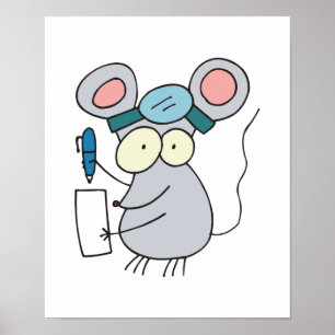 lustige Doktormaus Poster