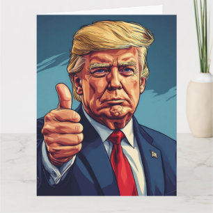 LUSTIGE DONALD-TRUMP-GEBURTSTAGSKARTE KARTE