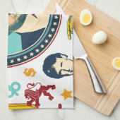 lustige Donald Trump Handtuch (Viertel Falte)