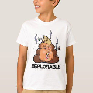 Lustige Donald- Trump - Trumpy-PooPoo Emoji Ikone T-Shirt