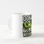 Lustige 'Don't Dink With Me' Pickleball-Kaffeetass Kaffeetasse (Vorderseite Links)