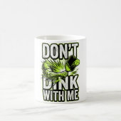 Lustige 'Don't Dink With Me' Pickleball-Kaffeetass Kaffeetasse (Mittel)