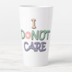 Lustige Donut-Wortspiel-Typografie-Design, Ist mir Milchtasse