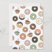 Lustige Donuts Abschiedsparty Einladung (Rückseite)