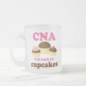 Lustige DOSE oder zugelassener pflegenassistent Mattglastasse (Links)