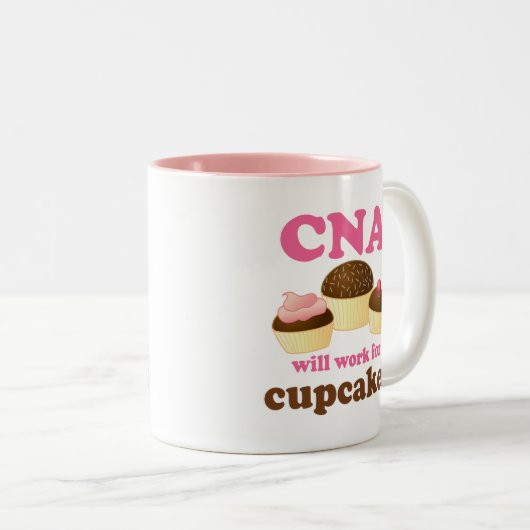 Lustige DOSE oder zugelassener pflegenassistent Zweifarbige Tasse (VorderseiteRechts)