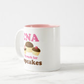 Lustige DOSE oder zugelassener pflegenassistent Zweifarbige Tasse (Vorderseite Links)